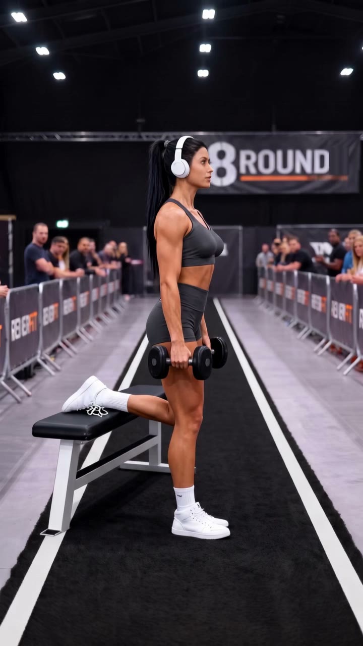 Bulgarian split squat with Nora