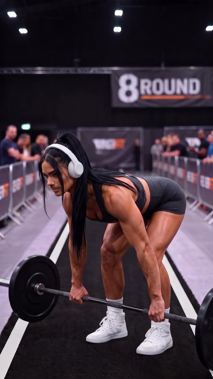 Barbell row with Nora